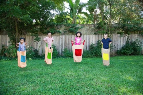 Set of Four Jumping Sacks by Pacific Play Tents